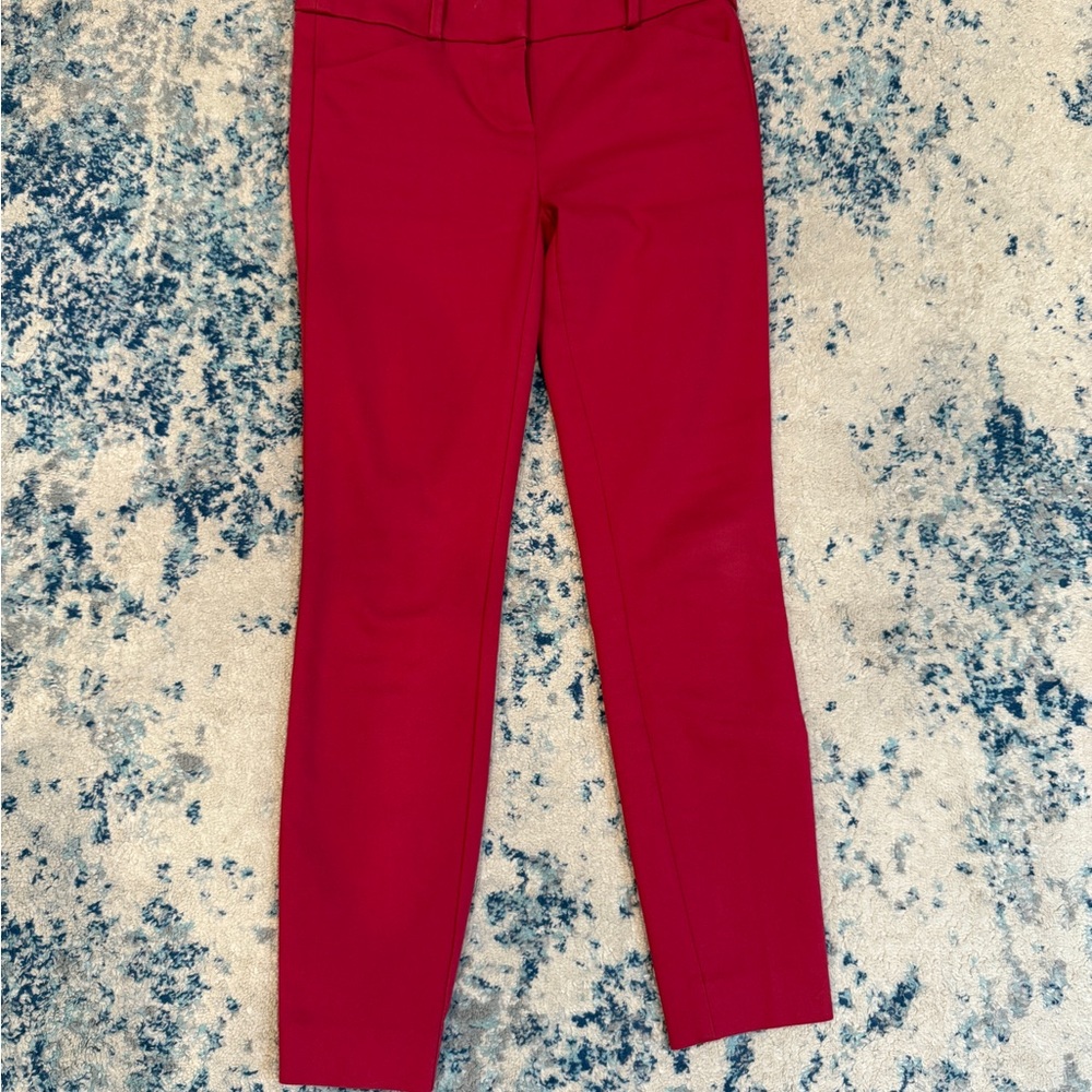 LOFT Cherry Red Trousers